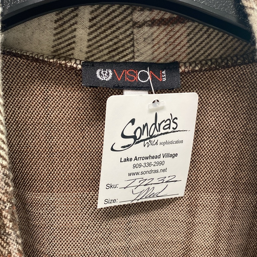 Vision cardigan Plaid - Picture 2 of 3